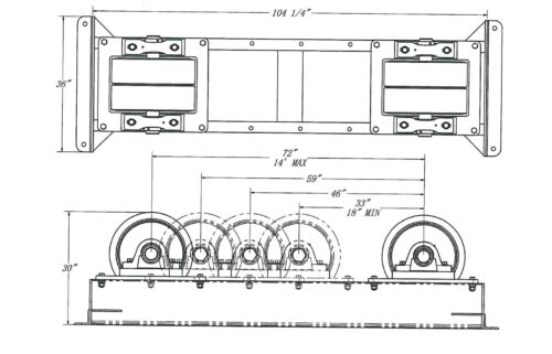 M1000 Heavy Duty Turning Roll Detailed Specifications