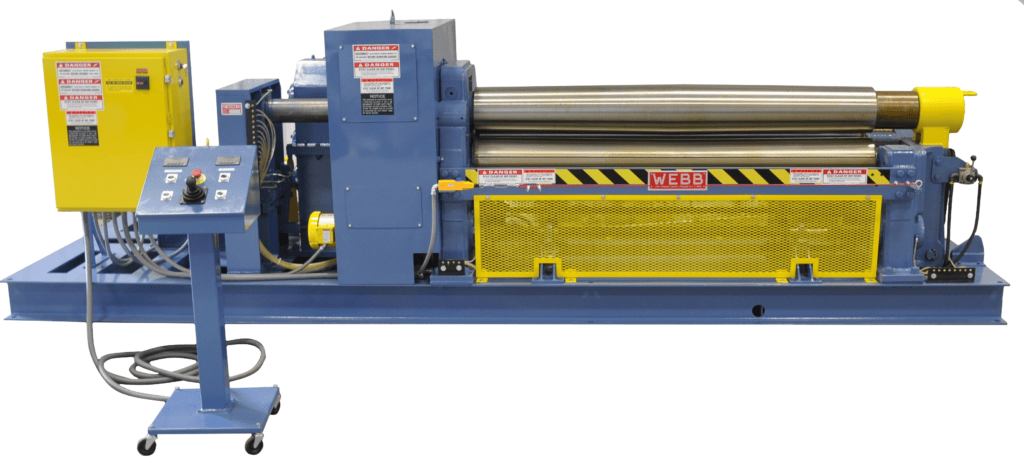 Heavy Duty Plate Roll - Three Roll Initial Pinch - Mechanical Roll - Plate Bending Machine - Tank Fabrication - 3 Roll